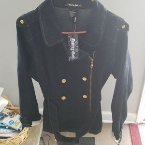 BLACK Women Denim Jacket
